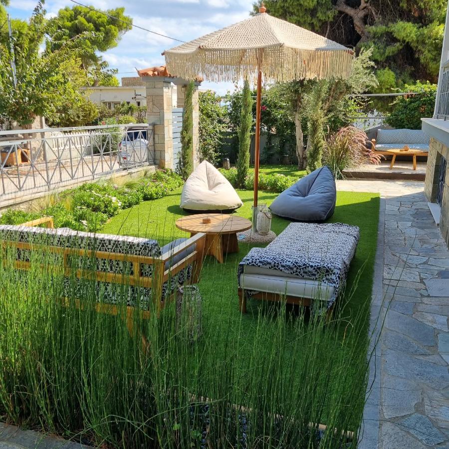 Augoustinos - Sea Side Luxury Apartments Артемида Екстериор снимка